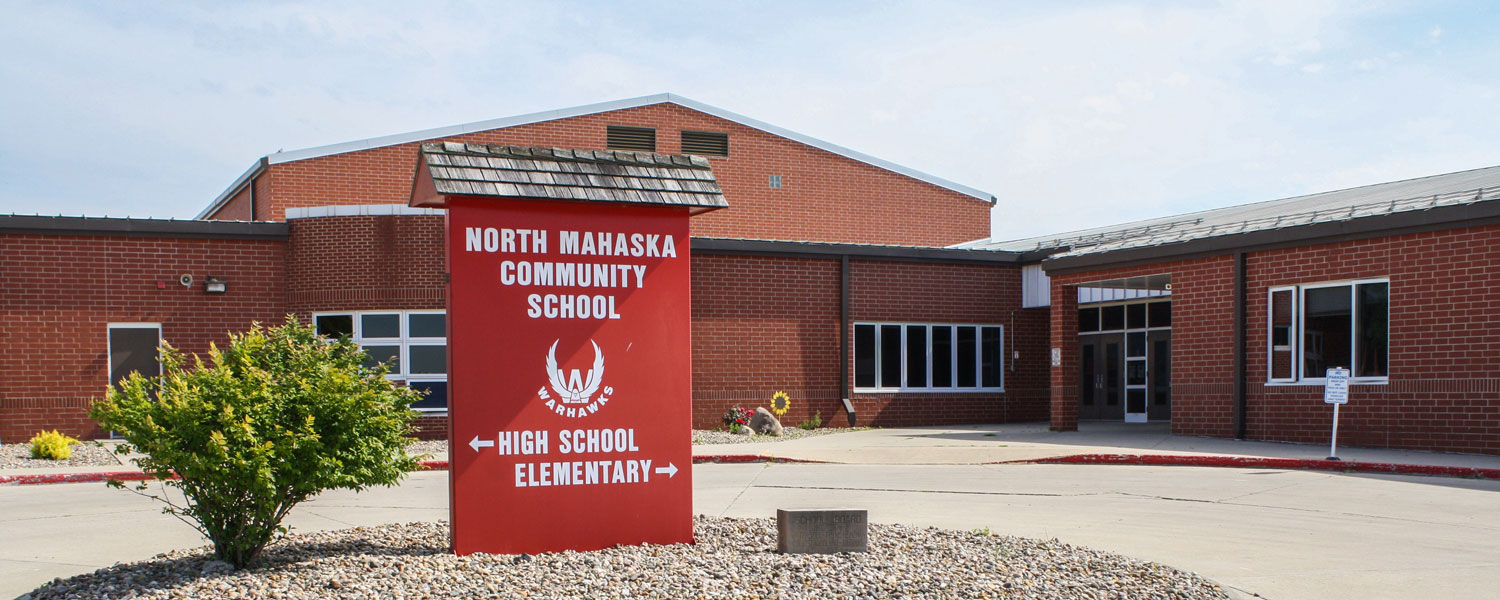 north mahaska community school sign