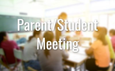 Class of 2020 Student/ Parent Meeting