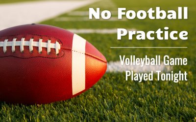 Junior High Football and Volleyball Updates