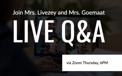 Live Q&A Thursday Night, April 2