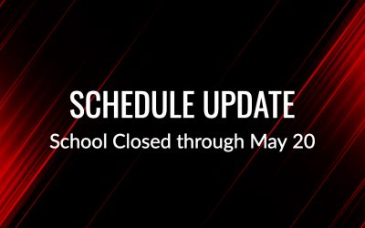 Revised School Schedule, Ends May 20