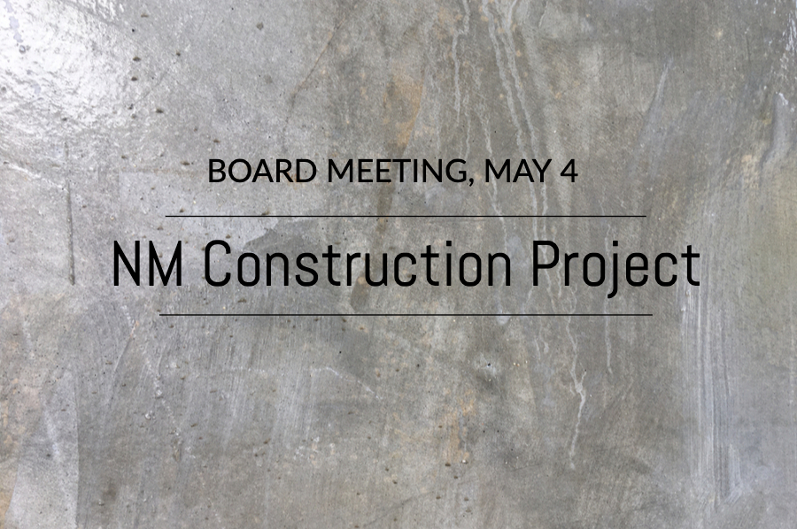 Board Meeting, May 4 at 6:00 p.m.