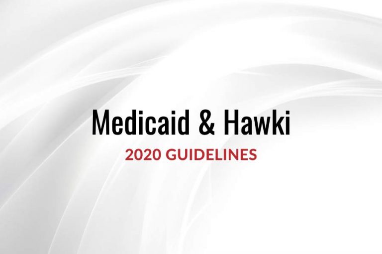 Medicaid and Hawki 2020 Guidelines North Mahaska Schools