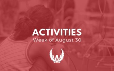 Activities for the Week of August 30