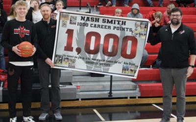 Nash Smith Honored for 1,000 Points